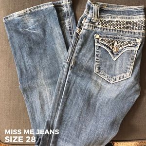 Miss me jeans size 28